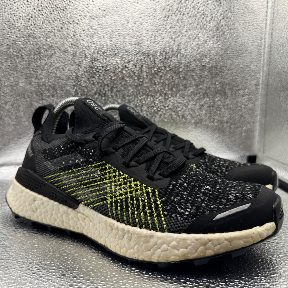 Size 8 Adidas Terrex Two Ultra Parley Trail Shoes Women Black Good Primeknit